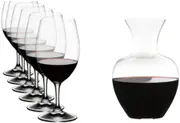 Riedel Overture Magnum 6 Pack & Apple Decanter