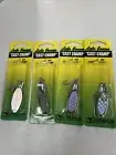 (4pc)LUHR-JENSEN Cast Champ Original Mr. Champ 3/4oz CHROME/SILVER PRISM SPOONS