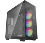 DeepCool CH780 Panoramic Tempered Glass ATX Case, 1 x Pre-Installed Fans, GPU up to 480mm, USB3.0
