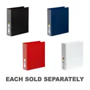 Quality Marbig 4 D Ring Clearview Insertable Binders A4 50mm Up to 400 Sheets