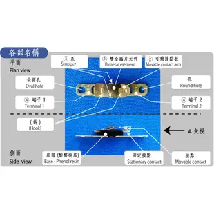 Panasonic 國際牌負離子吹風機 NA96,97,98,99,9a 溫度開關 115度C (1 只)