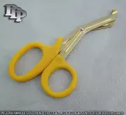YELLOW HANDLE GOLD BLADE TACTICAL MEDICALSHEARS EMT SCISSOR 7.5" Instruments