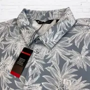 Travis Mathew Polo Shirt Heater Series Sea Journey Golf Mens XXL MSRP $100