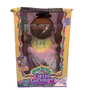 Vtg Cabbage Patch Kids Little Lullabye African American Doll Hasbro Damaged Box