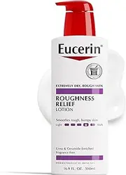 Eucerin Roughness Relief Body Lotion for Extremely Dry, Rough Skin, Urea Enriched Body Moisturizer, 16.9 Fl Oz Bottle