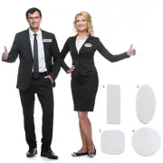 Name Badges with Pins Customized Personalized Name Tags for School Offices