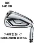 PING G440 Iron 7 P UW 52 56 7pcs FUJIKURA SPEEDER NX GREY 35