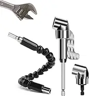 Flexible Drill Bit,105 Degree Right Angle Drill Attachment - Screwdriver Bit Kit, Bit Holder Extension Drill Attachments Drill Kit, Craftsman Drill Set