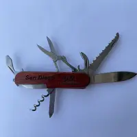 在飛比找Yahoo!奇摩拍賣優惠-san diego 木柄瑞士刀