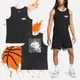 Nike 背心 Basketball 男款 黑 無袖 棉質 背大塗鴉 籃球 【ACS】 FJ2301-010
