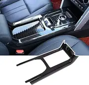 LLKUANG Carbon Fiber Style ABS Inner Center Console Gear Shift Frame Trim for Land Rover Discovery Sport 2015-2019