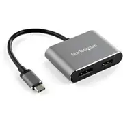 StarTech.com Video Adapter - 1 Pack - 1 x Type C USB Male - 1 x HDMI 2.0 Digital Audio/Video Female