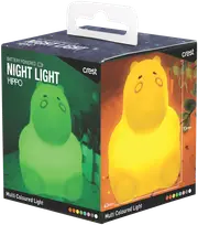 Crest Kids Multi-Coloured Mini Night Light Hippo