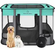 Portable Pet Puppy Dog Playpen Foldable Exercise Play Pen Tent Kennel Crate L