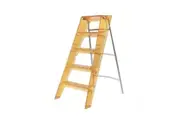 MIUZ 5 Step Ladder Folding Step Stools Step Ladder | Replica Kartell Upper Step Ladder - Orange