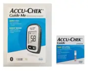 Accu-Chek Guide Me Meter + 100 Blood Glucose Test Strips