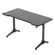 ONEX GD1400G RGB Tempered Glass Gaming Desk - Black