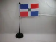 Clearance - 4"x6" Hand Held Table International Country Flag Dominican Republic