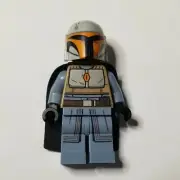 Lego Star Wars - Mandalorian Warrior Black Cape Light Bluish Gray 75267 (sw1077)