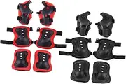 6 Pieces Boys and Girls Protective Gear Elbow Knee Pads for Cycling Skateboarding Sports Activities Material