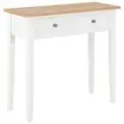 Dressing Console Table White 79x30x74 cm Wood vidaXL