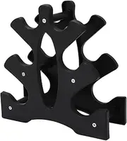 Dumbbell Rack, 3 Tier Compact Dumbbell Rack Stand, Tripod Dumbbell Storage Rack, Weight Rack, Weight Stand Holder for Home Gym, 20kg Weight Capacity, Easy Assembly