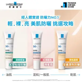 【理膚寶水】雙入組★全護清透亮顏妝前防曬隔離乳 UVA PRO 30ml*2 年度限定組G(瑰蜜霜/美肌防曬)