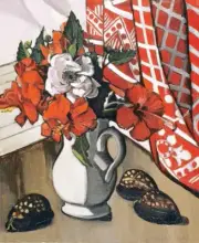 Double Hibiscus : Margaret Preston : 1929 : Art Print Suitable for Framing