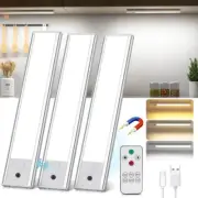 LED Night Light Motion Sensor USB Rechargeable Night Lamp 1500mAh for Room