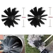 100/150mm Dryer Vent Cleaning Brush/Chimney Lint Remover Bristle Head Nylon