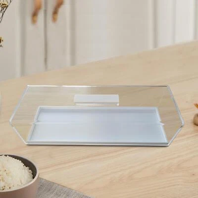 Acrylic Bread Box Display Box Rectangular Bread Storage Container Bakery Pastry