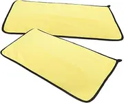 2pcs Cleaning Cloth Towels Microfiber Cleaning Drying Motorcycle Yellow Cloths Wipe Large Multipurpose Absorbent Chamois Car Wash Towels Bike Bike Accessory Car Supply Fine Fiber