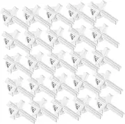 COHEALI Funny Lapel Pin Set Small Cross Pins in Silver for DIY Jewelry Church Religious Events Fashion Accessory