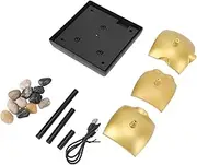 LED Light Desktop Fountain 3 Tier Water Decoration USB Powered Home Office Tabletop