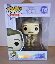 Funko Pop! Disney 100 Walt Disney Figure Holding Dumbo and Timothy Plush 76