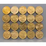 幣831 新加坡1986.87.88.89年5分硬幣 共20枚