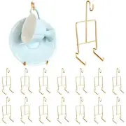 16Pcs Tea Cup & Saucer Display Stand Holder Rack for China Coffee Mug Organizer