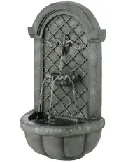[Gardeon] Solar Fountain Water 80 cm in Grey