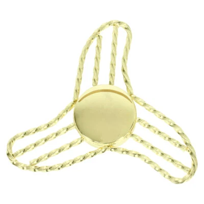 OG LOWRIDER BOOM RING TWISTED UNIVERSAL KNOCK-OFF THREADLESS GOLD