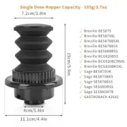 Espresso Coffee Grinder Blowing Bean Bin Single Dose Hopper Coffee Grinder Clean