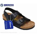 BIRKENSTOCK MILANO男/女經典軟木黑伴侶涼鞋34-46