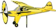 Airplane Wind Spinner-Whirligig Stake- Premier Cub-by Premier Kites #26304