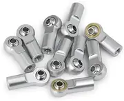 ASIA SELL 10x CW M4 Ball Head Link End Holder Tie Rod Silver Blue Red Black Titanium 22mm Silver