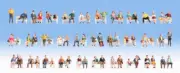 Noch Sitting People (60) Mega Economy Figure Set N Gauge 37071