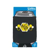 Save The Bees - Funny Novelty Stubby Holder With Base