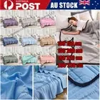 Lightweight Summer Breathable Blanket Cooling Comforter-Blanket Multiple Colors