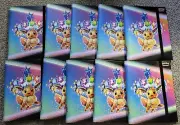 Lot of 10: 2025 Pokemon Prismatic Evolutions 9-Pocket Binder Eevee NEW Binders