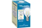 Mirabella Led Round Filament Ses 2w 250lm Warm White 1 Pack