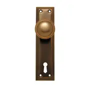 Superior Brass Door Knob Set for 57mm Sash - Available in Various Finishes