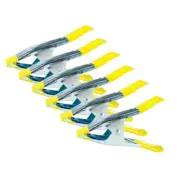24x Heavy Duty Non Corroding Steel Handy Hardware Spring Clamps Vice Jaws 100mm